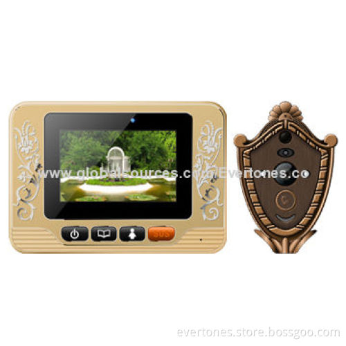 OEM supplier touching screen infrared digital door peephole viewer with speaker and microphone
